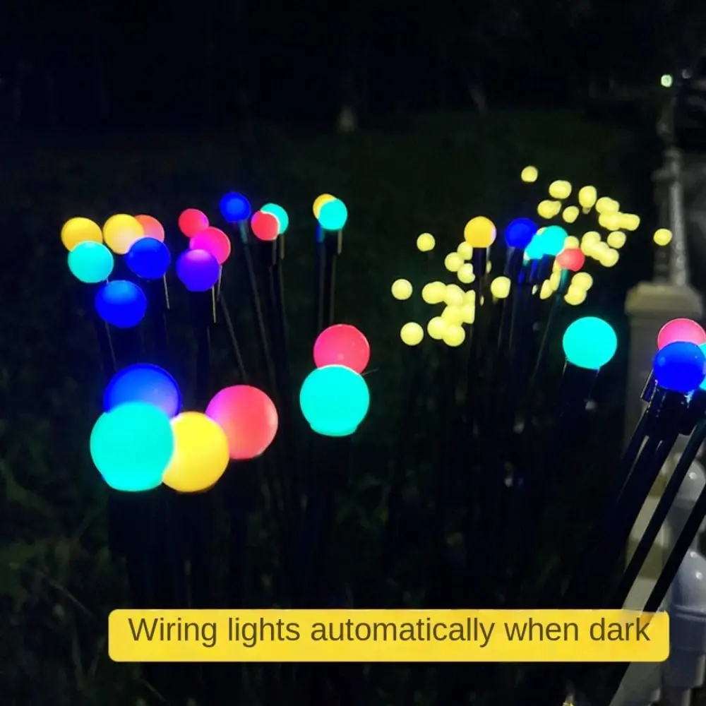 

Outdoor 6/8 LED Solar Garden Lights Waterproof Solar Powered Landscape Lights Firework Swaying Lights Garden Decoration