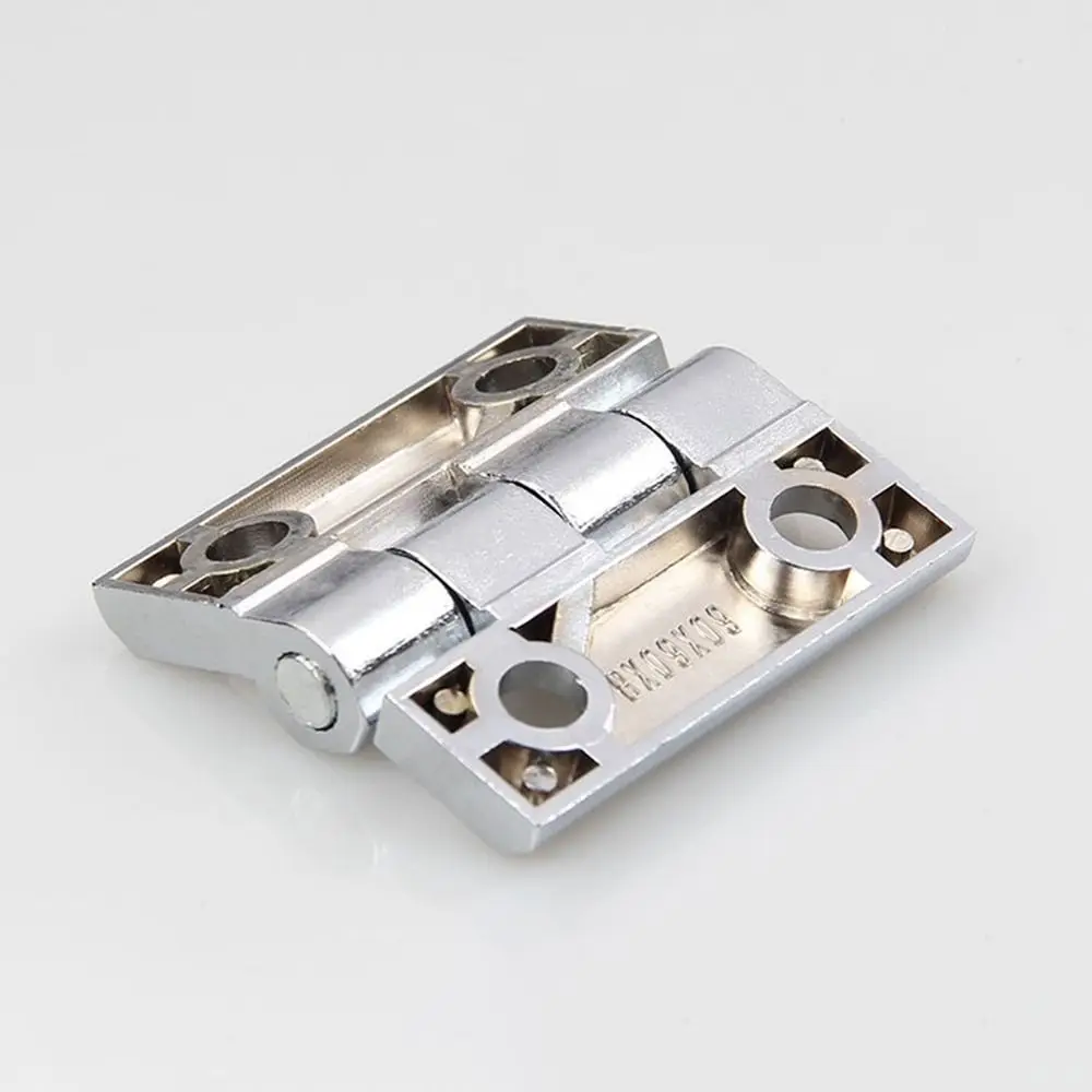 Zinc Alloy Square Square Folding Hinge 40/50/60mm Surface Mounted Distribution Cabinet Hinge Folding Thicken Cabinet Hinge