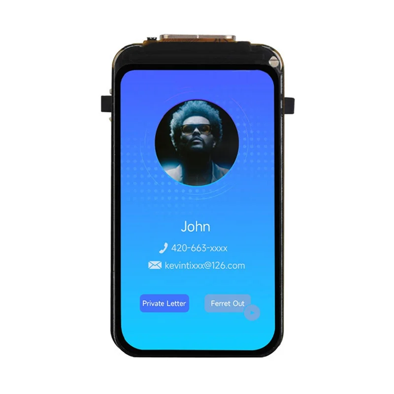 Papan Pengembangan ESP32 C6 Layar LCD 1.47 Inci 172 × 320 dengan Lampu RGB Slot Kartu SD Mendukung Wifi Bluetooth