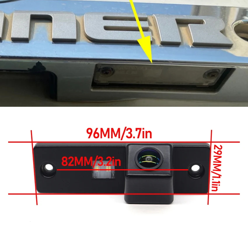 170° HD Waterproof Car Vehicle Rear View Reverse Camera For Toyota Sequoia Land Cruiser Prado 4Runner Hilux Surf Fortuner SW4