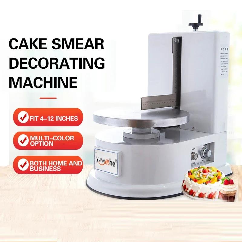 

Portable hot sale Cake Smear Decorating Machine Affordable Cream Smear Smoothing Practical Cake Machine for Birthday Wedding