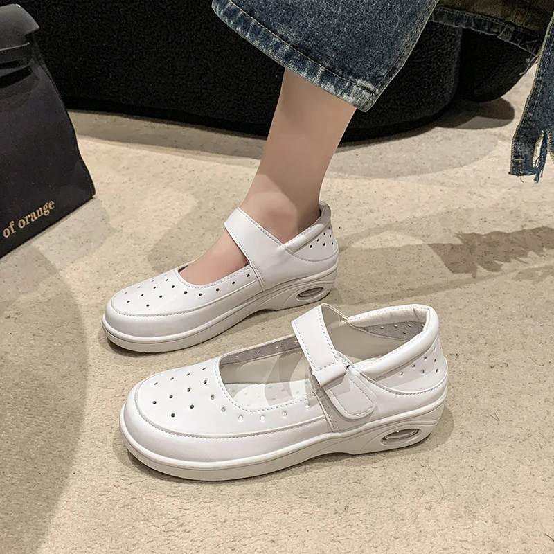 Round Toe Casual Flats Spring/autumn Adult Ladies Shoes 2024 Fashion Solid Shallow Concise Flats Sapatos Baixos Femininos