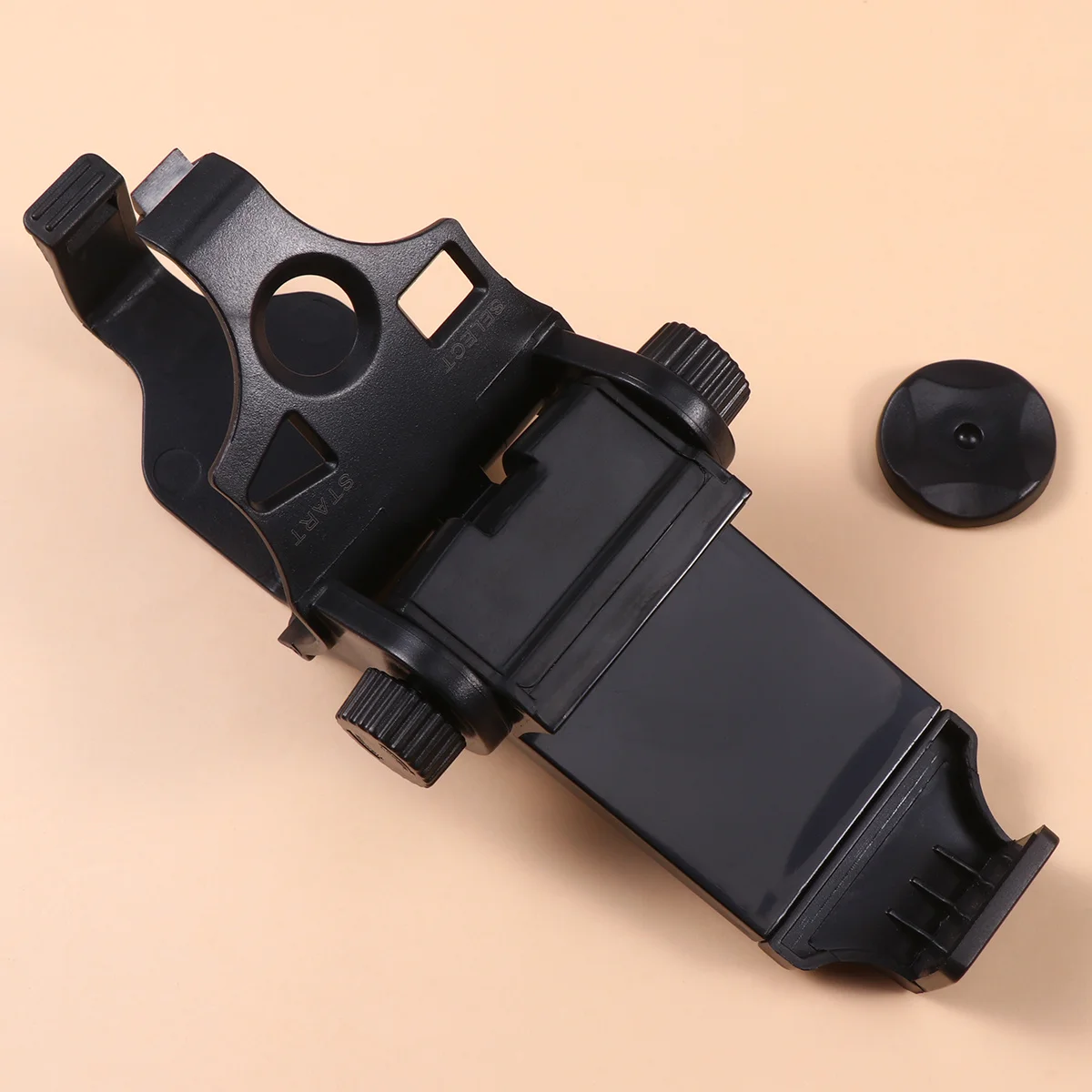 

Adjustable Gamepad Cradle for Mobile Phone Gaming Comfortable Use Flexible Clip on Controller Durable Eco-Friendly Black