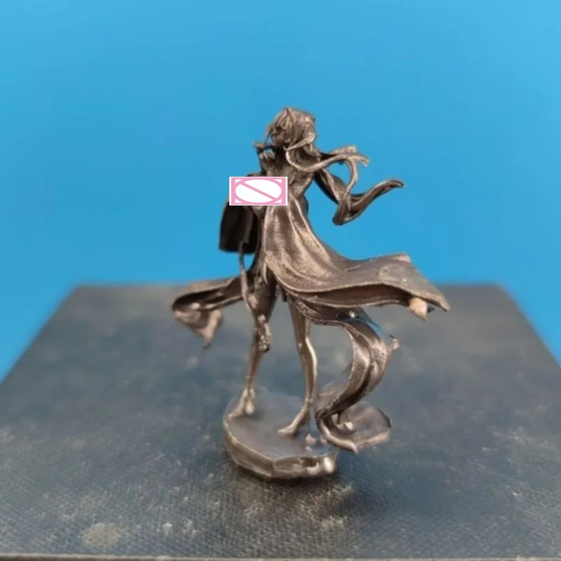 chinese bronze casting mini resentment sexy chest prayer statue figurine