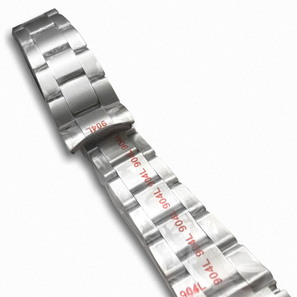 20 мм Высокое качество, полностью твердая нержавеющая сталь 316L, плоский интерфейс, ремешок для часов, браслет с инструментами, спортивный ремешок