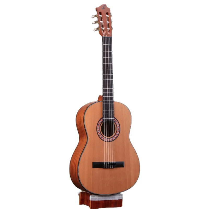 Guitarra clásica de buena calidad, guitarra española al por mayor