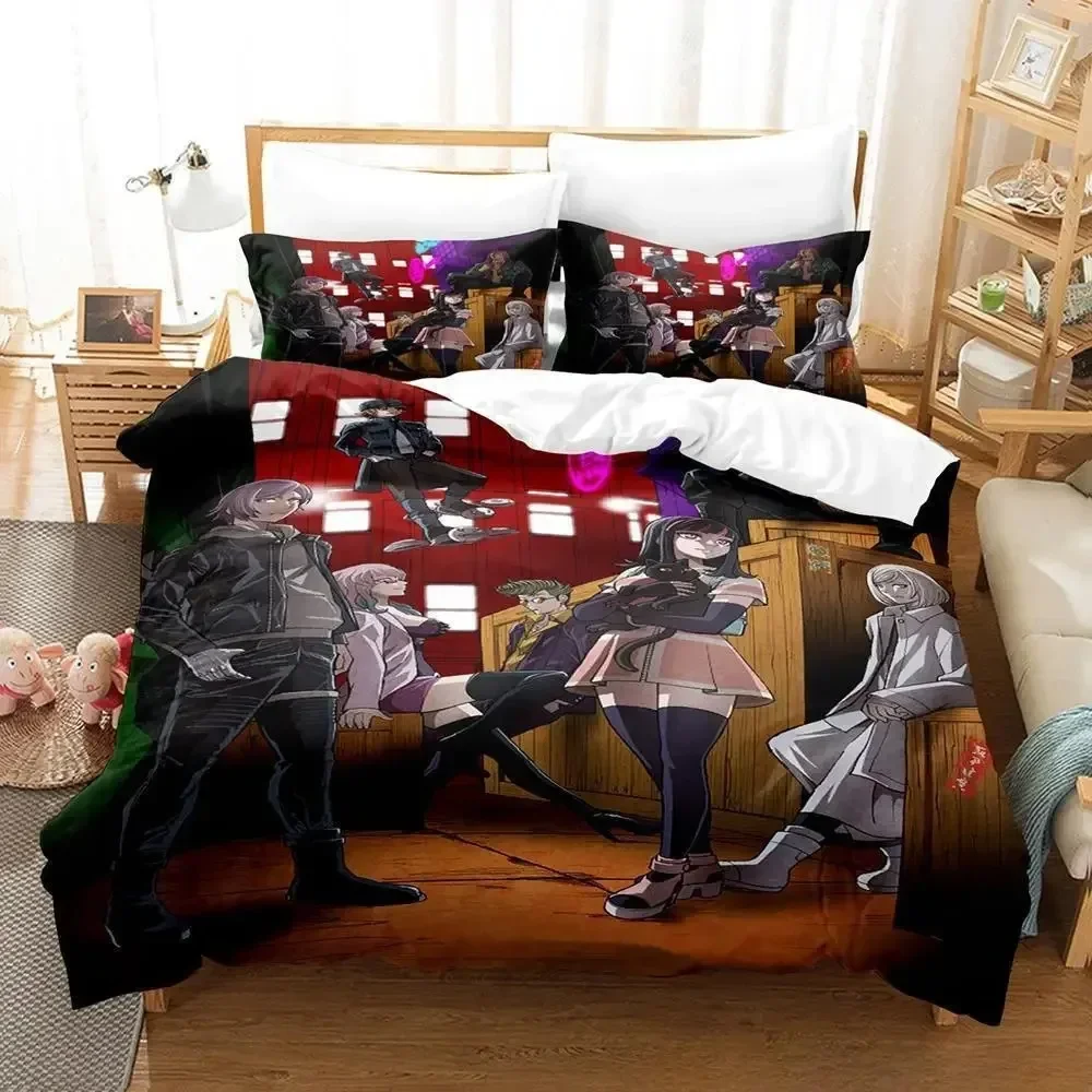 New Akudama Drive Comfortable Duvet Quilt Cover Pillowcase Bedding Set Children Bedroom Decoration Home Textile
