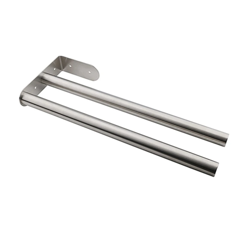 Towel Holder Stainless Steel Kitchen Bathroom Towel Holder for Towels Bar Rail Hanger Towel Rack