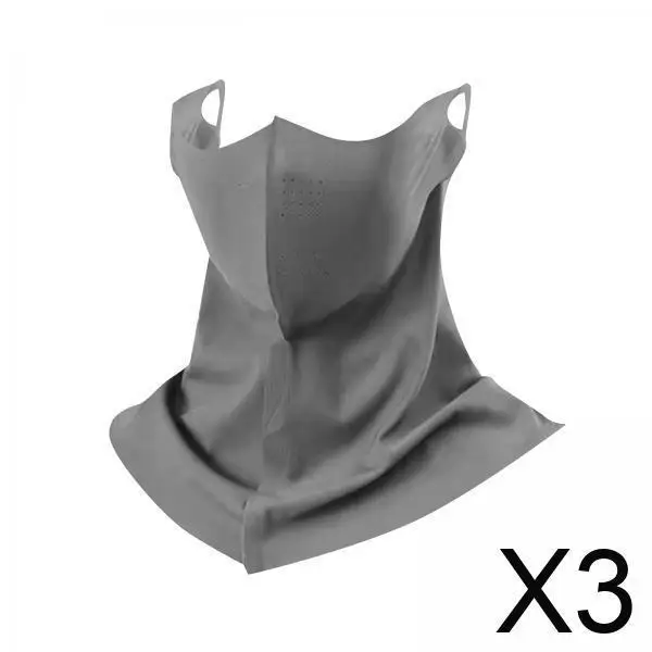 

Тонкий дышащий солнцезащитный шарф для лица, охлаждающие гетры из ледяного шелка для женщин, езда на велосипеде, бег