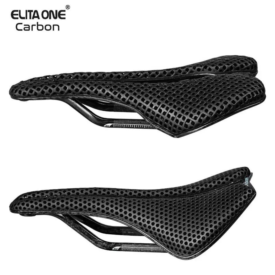 elitaone 3D プリント自転車サドル 248x145mm カーボンレール道路固有
