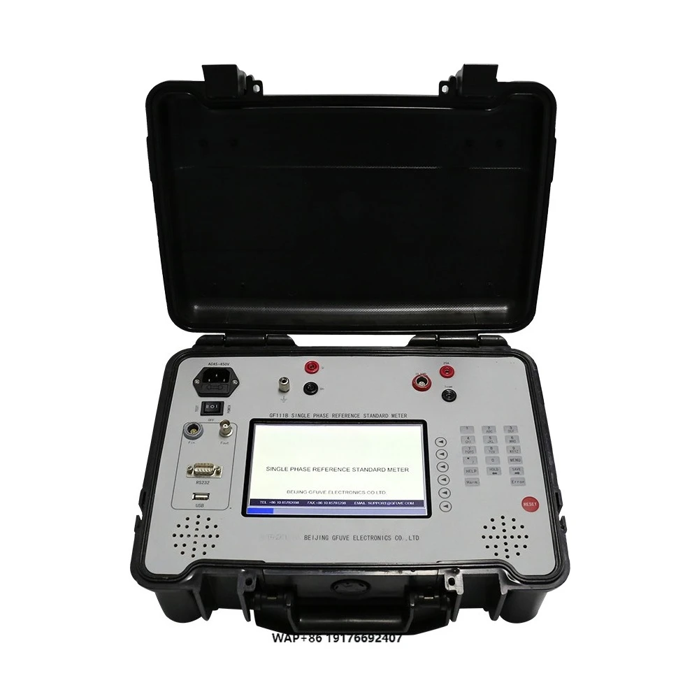 GF111B Single-Phase Reference Power Meter with 100A Clamp on CT for Test Instruments