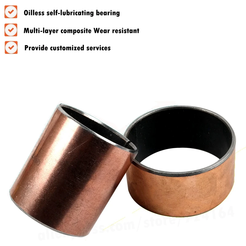 SF-1 2410 2412 2415 2420 2425 2430 2510 2512 SF1 SF1- SF Self Lubricating Composite Bearing Bushing Sleeve Oil free Sliding