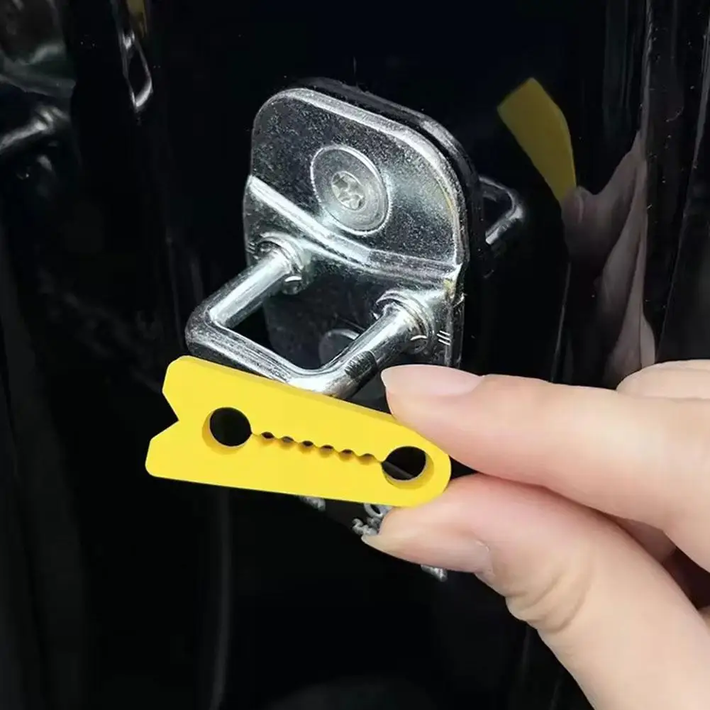 

4Pcs Car Door Lock Damper Buffer Pad Soundproof Elastic Silicone Seals Auto Door Closing Shock Absorber Gasket Noise Reducer