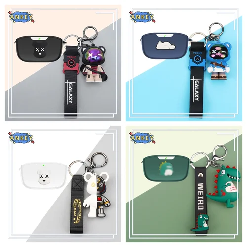 JBL 웨이브 버즈 2 용 케이스, 보호용 실리콘, 귀여운 만화 커버, 무선 이어버드, 쉘 TWS 헤드폰, 휴대용 