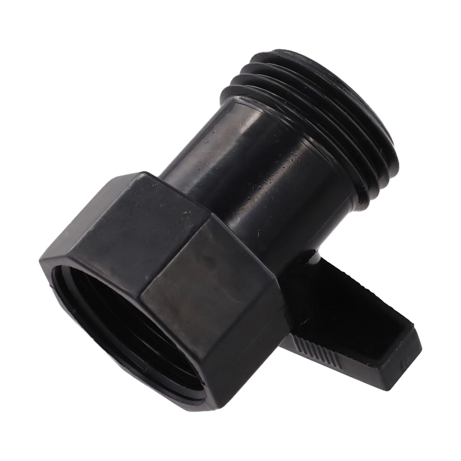 Ball Valve Plastic Garden Hose Valve Compatible With Standard Hoses Lightweight Construction Ball For RV Connections