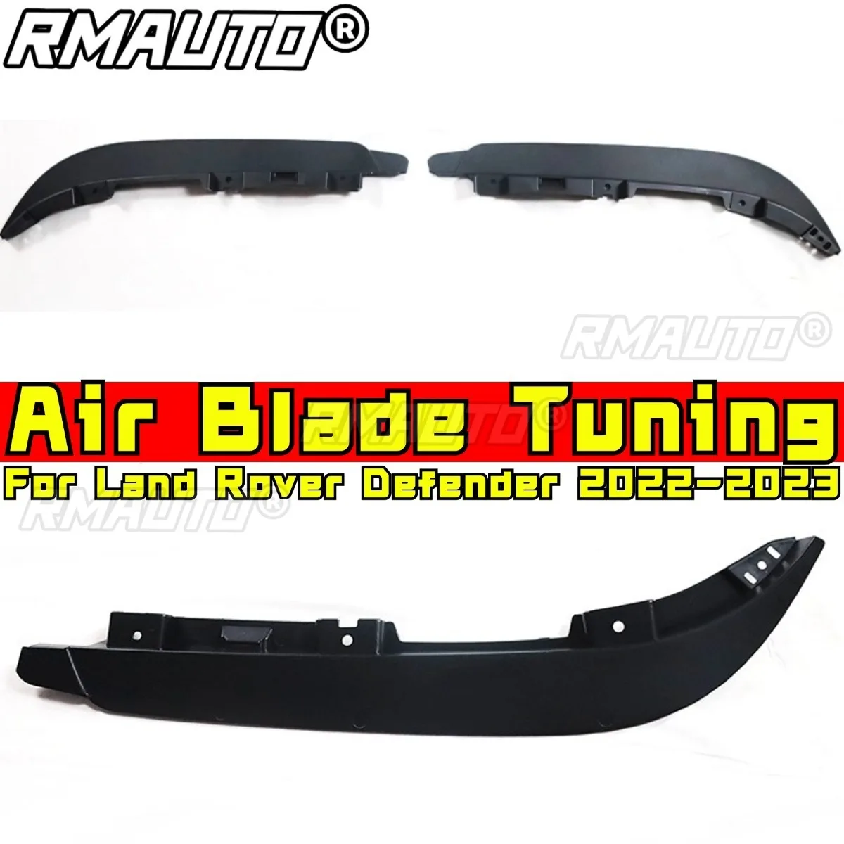 

For Land Rover Defender 2022-2023 Chin Body Kit Air Blade Tuning Car Front Bumper Side Spoiler Turbulence Car Accessories