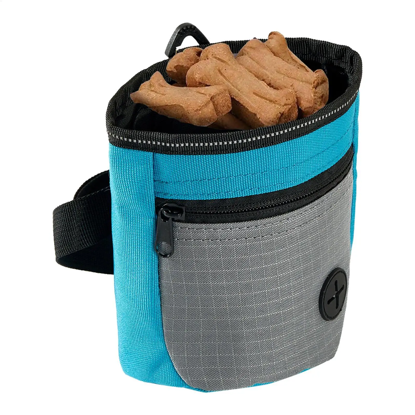 Poudres anxieuses à fermeture magnétique pour chien, sac de taille d'entraînement pour chiot, ceinture pour aides au comportement