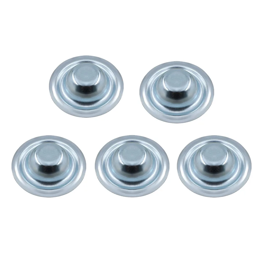 5pcs Stainless Steel Metal Roof Screw Caps Leak Protection Weather Resistant Roof Bolt Caps Rust Resistant Screw Head Covers