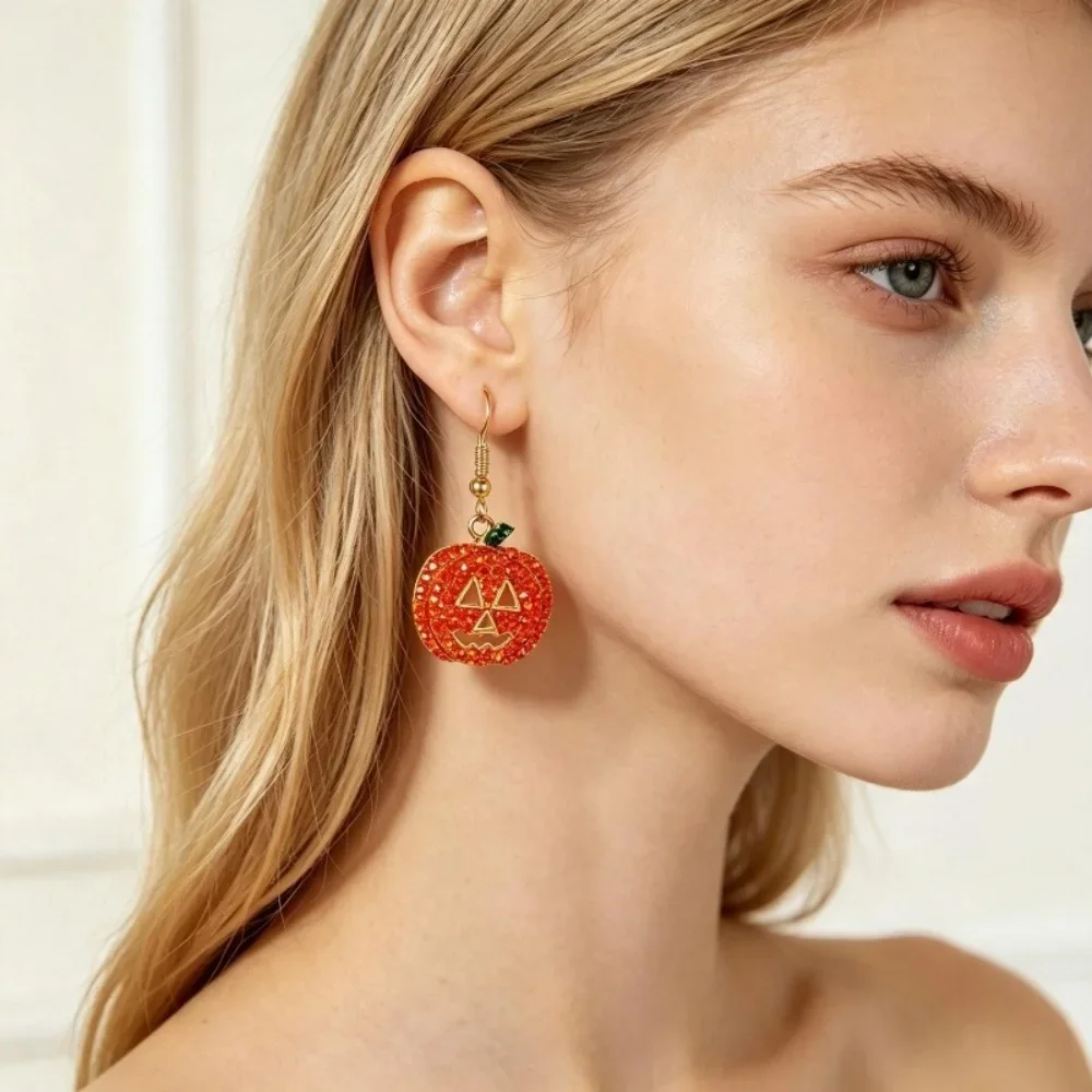 Funny Pumpkin Earrings – detail image 3