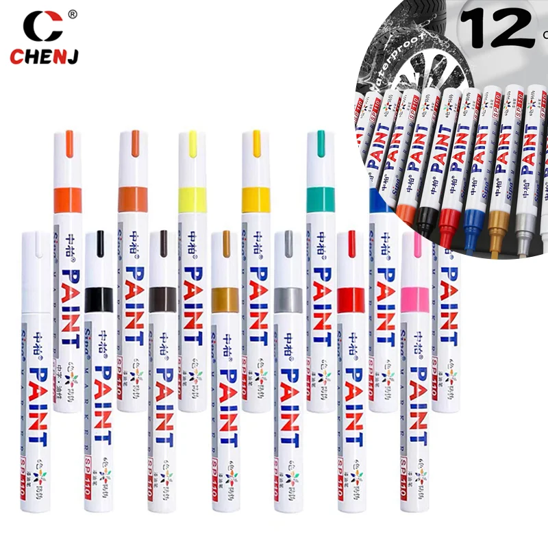 1Pcs Metal Glasses Frame Paint Off Paint Repair Pen Paint Note Mark Pen Special Non-Fade Waterproof Glasses Accessories