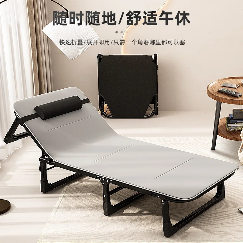 

Rollaway bed single bed siesta widened simple siesta bed escort portable multifunctional camp bed office lounge chair