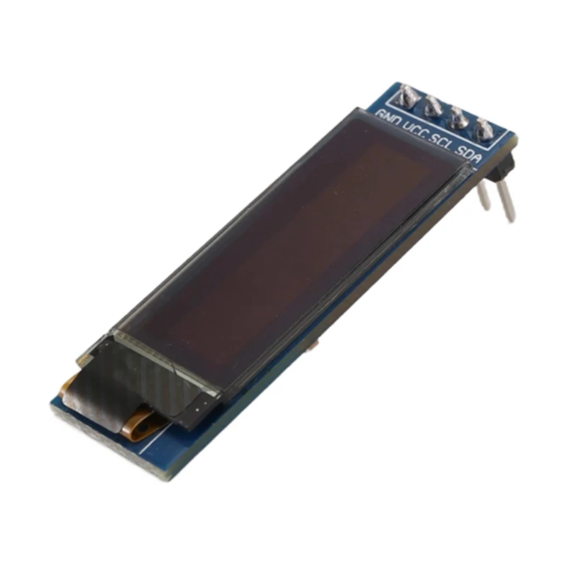 Display Module 0.91 Inch OLED Display Module OLED Screen Driver DC 3.3V,Blue Font-DT30