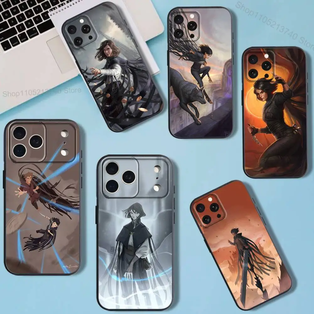 

M-Mistborn T-Trilogy Vin Phone Case For iPhone 11,17,16,14,12,15,13,Max,SE4,Plus,E,Pro,Air,Mini Black soft Cover allover print