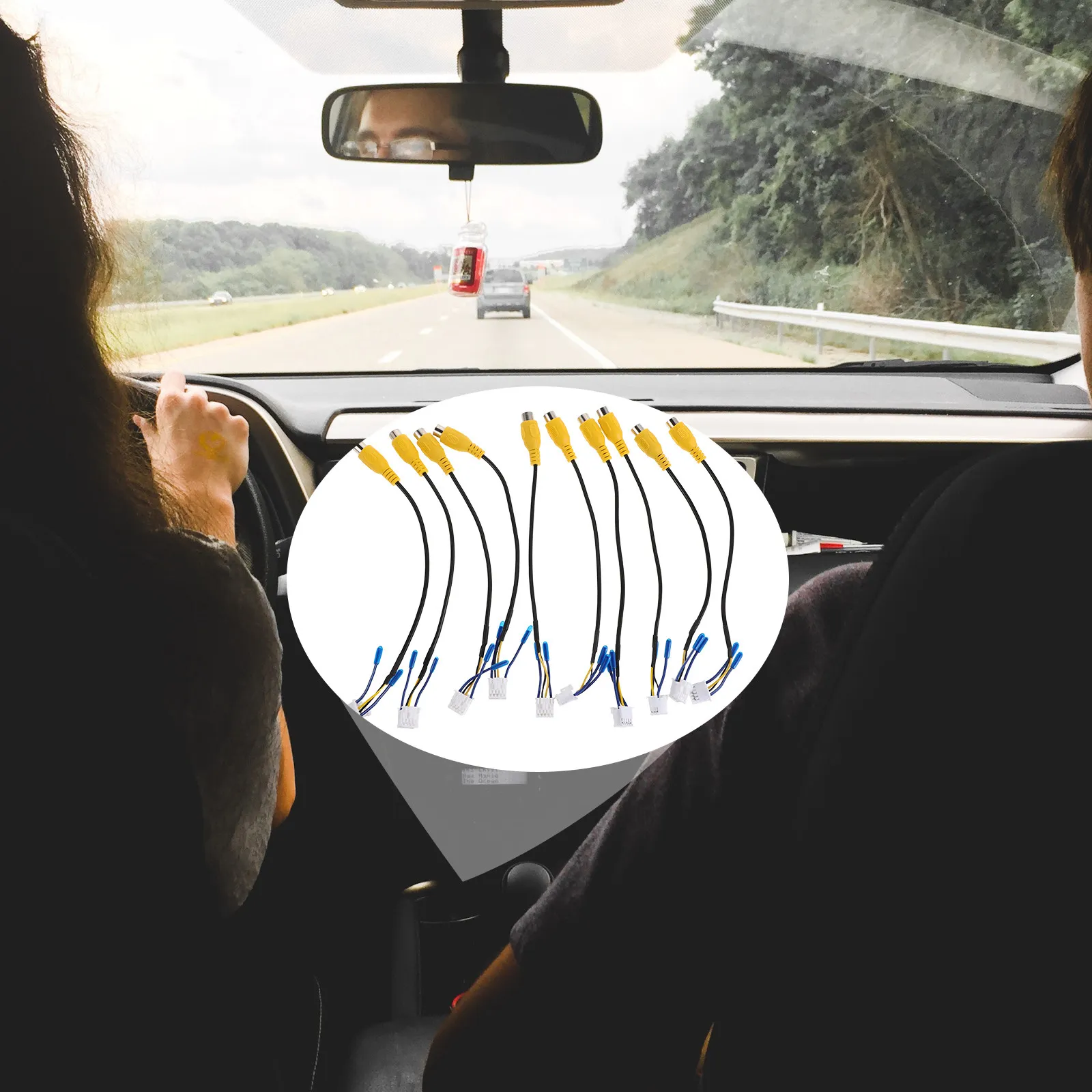 

Кабель для камеры заднего вида (10 шт.) для автомобильной навигационной системы, замена камеры заднего вида, надежная передача видео