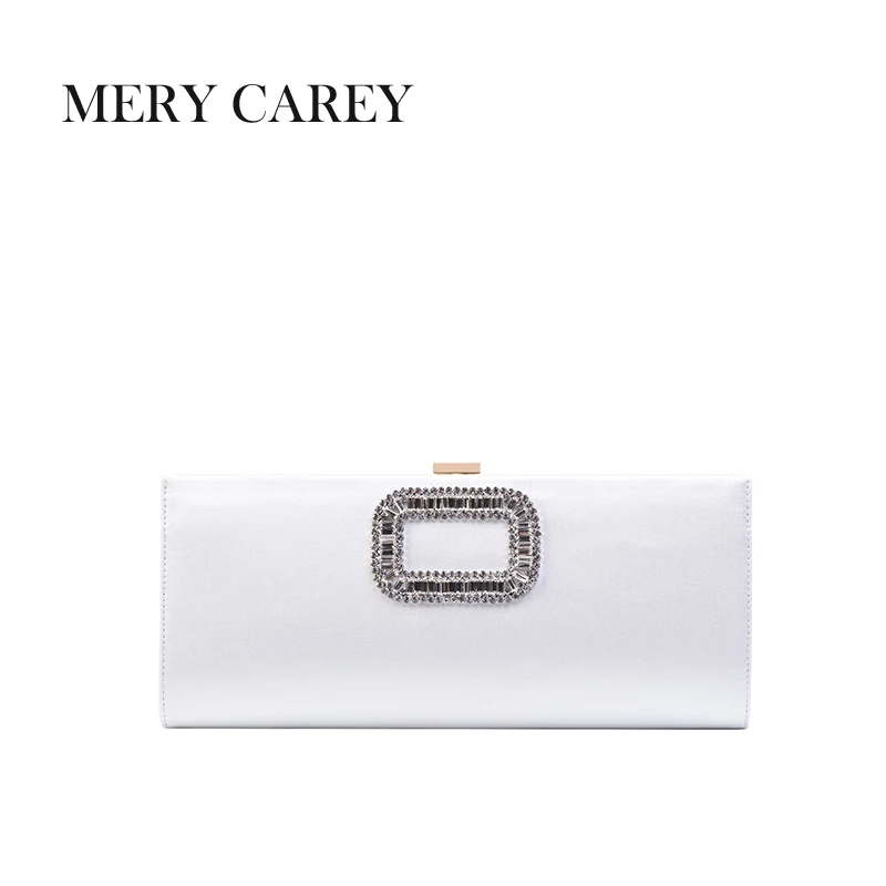 2025 New Trend Luxury Designer Clutch Bag Fashion Women's White Silk Clutch Bag Elegant Party Wedding Handbag for Women Purse