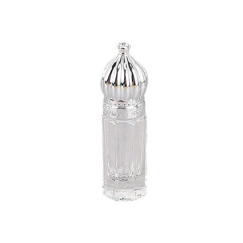 1pc 3ml octogonal garrafa de perfume vintage estilo árabe óleos essenciais conta-gotas recipiente oriente médio capina decoração presente