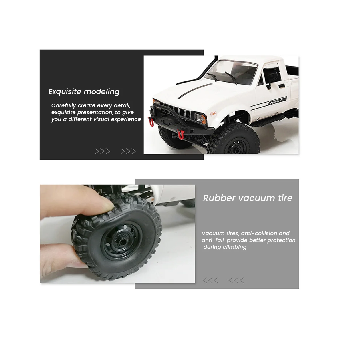 

Обновленная модель автомобиля C24, модель C24-1 1: 16, Радиоуправляемый внедорожник с радиоуправлением, внедорожник, внедорожник с гусеничным электрическим движущимся автомобилем