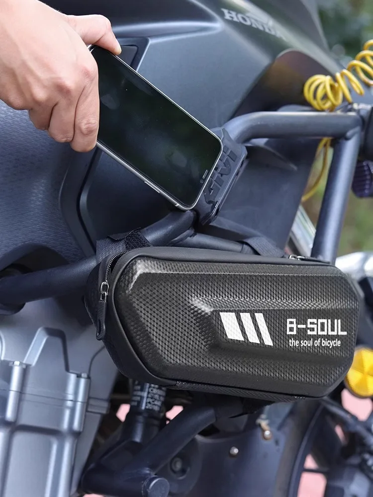 Motorcycle Side Bag Large Capacity Motorcycle Side Pocket Multifunctional Electric Bicycle Hanging Bag for Universal Motorcycle