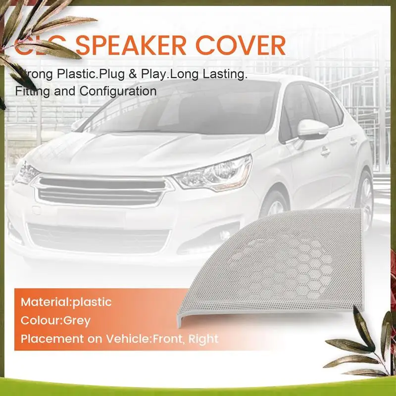 

NEW Car Front Door Speaker Cover Trim Speaker Grille For Mercedes-Benz CLC-Class Coupe W203 2008-2011
