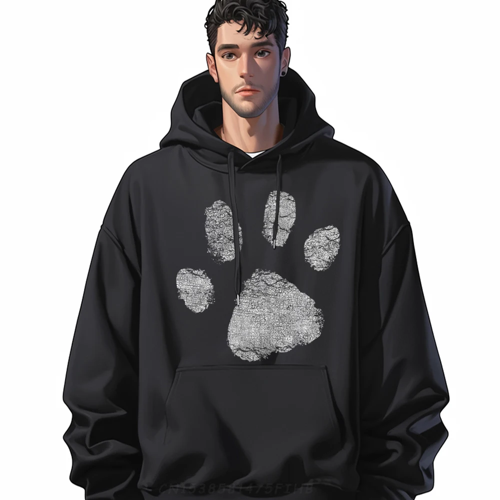 

Dog Lovers Shirt Women Men Paw Print Dog Mom Brand Clothing Mans High Quality Men Christmas Sweater Long Sleeve