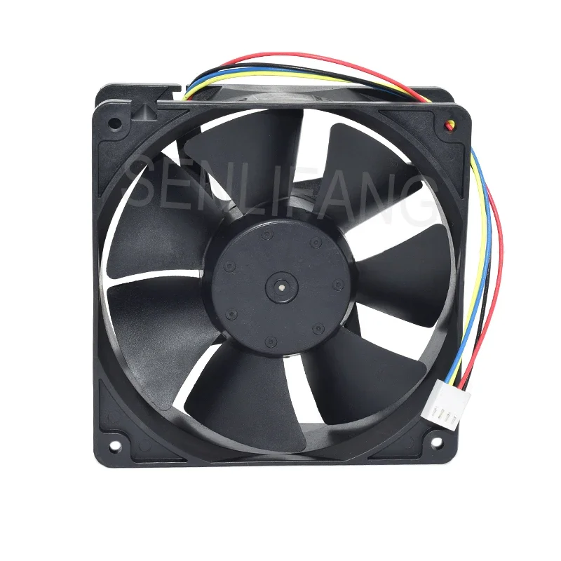 Ventilador de refrigeração 4715KL-04W-B46, novo, 12cm, 12038, DC12V, 0.9A, 4 linhas, 120x120x38mm