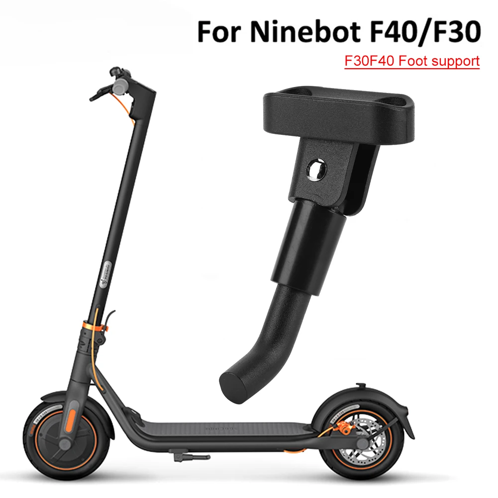 Soporte de pie de acero para patinete eléctrico, soporte de estacionamiento ligero para Ninebot F30 F40, accesorios para patinete eléctrico