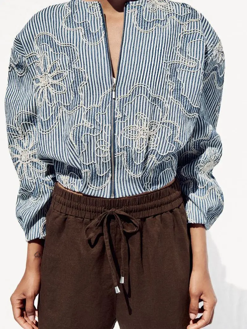 2025 Women's Retro Casual Versatile Texture Thin Jacket Short Coat