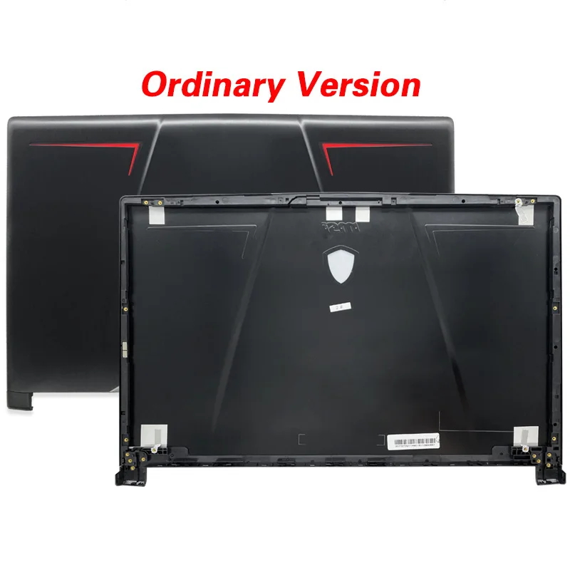 Novo original para msi gp73 gp73m MS-17C5 17c6 lcd capa traseira/moldura dianteira/dobradiças/descanso de mãos l/caso inferior do portátil habitação capa 17.3"