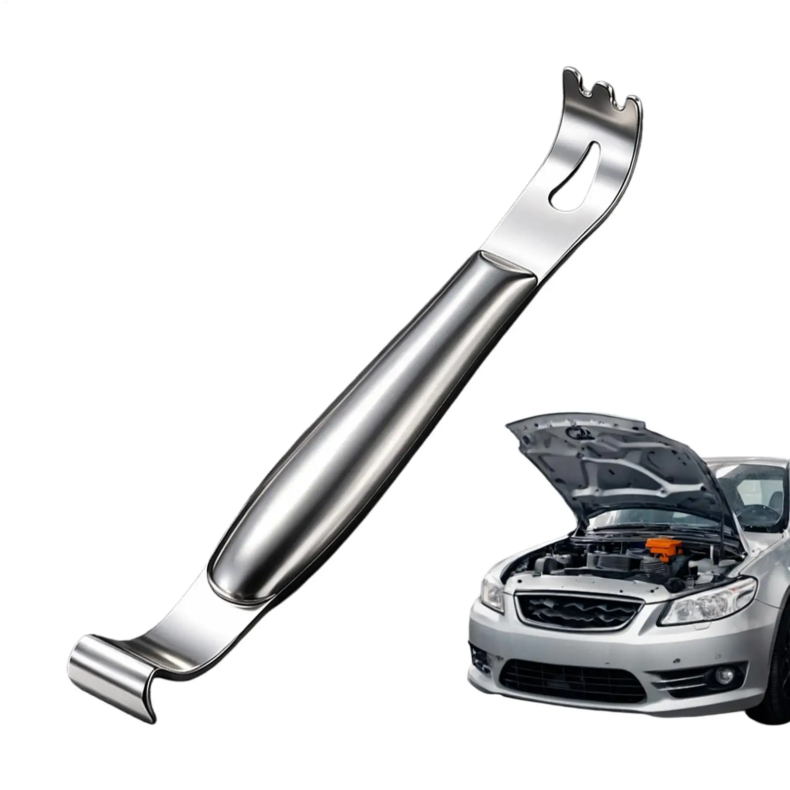Car Trim Removal Tool Kit Professional Stainless Steel Fastener Remover Auto Trim Removal Tool For Door Interior Dashboard