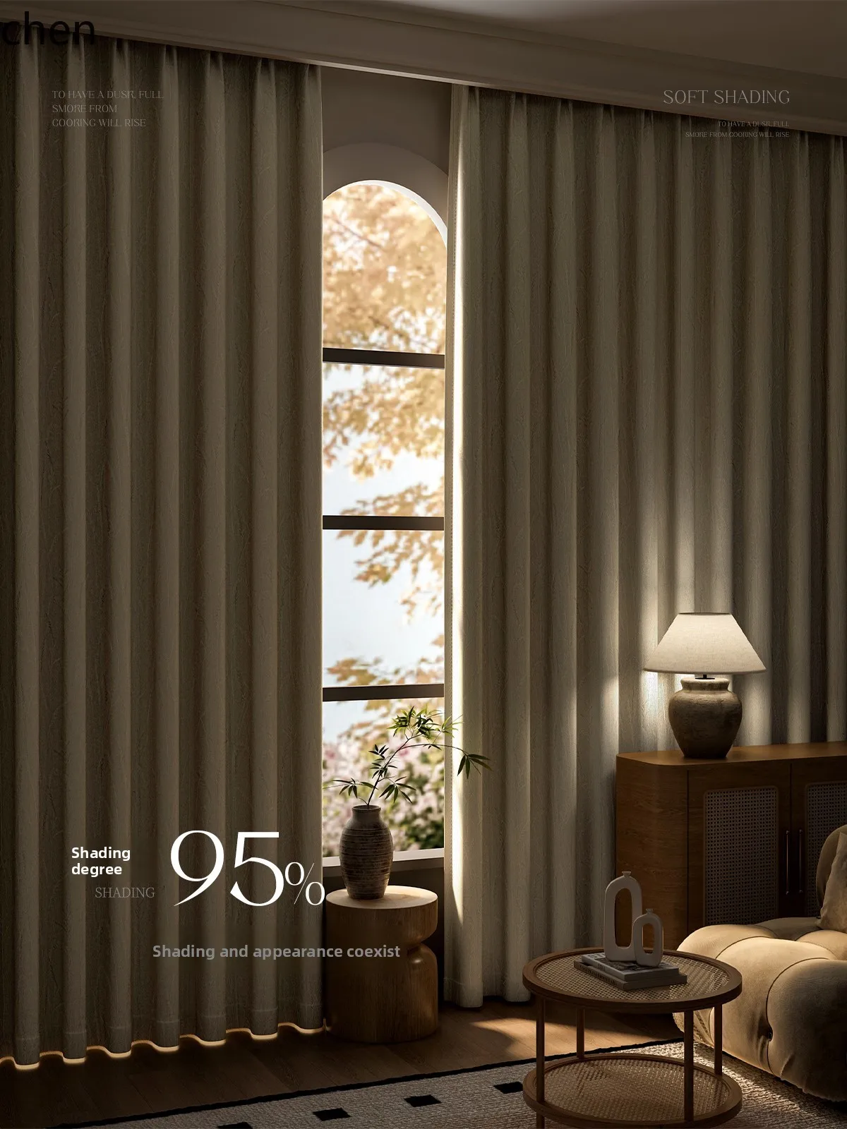 YXY Custom Bedroom Curtains Blackout Living Room Modern Light Luxury High-end Hook Style