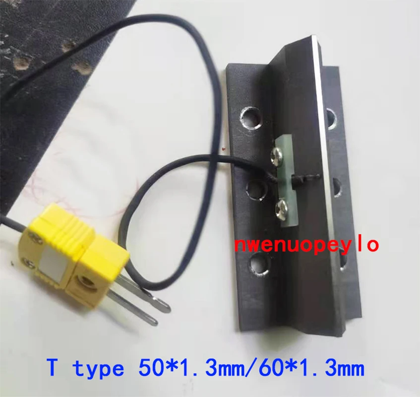 65 * 1.3mm 50*1.3mm T type V ACF Tab Cof Bonding Head for LCD TV Screen Repair Machine Hot press cutter head