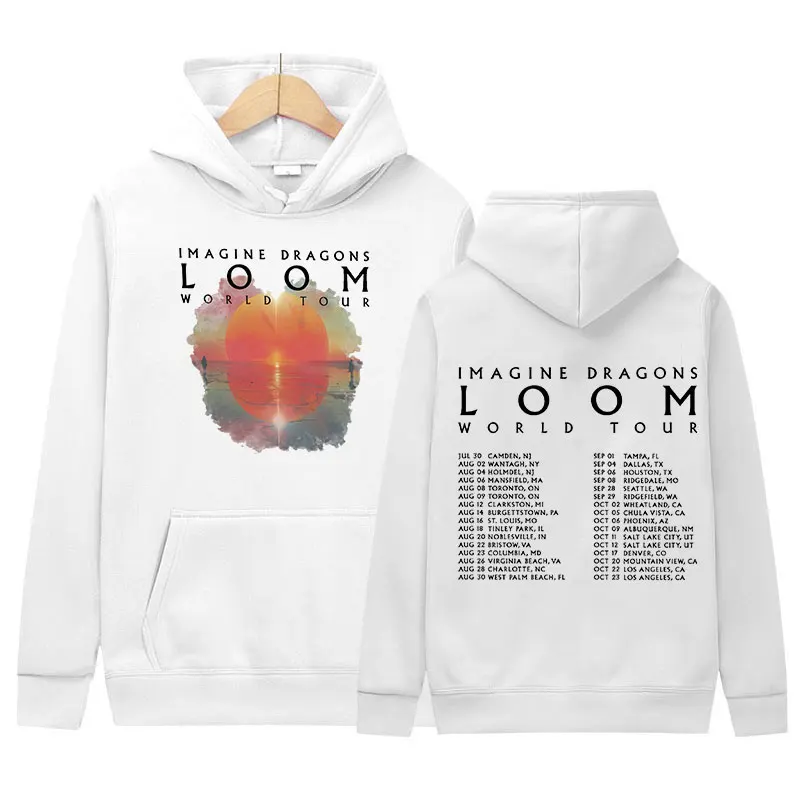 Imagine Dragons Loom 2024 New Album Hoodie Men's Women Clothing High Quality Fashion Sweatshirt Retro Pullover Oversized Hoodies