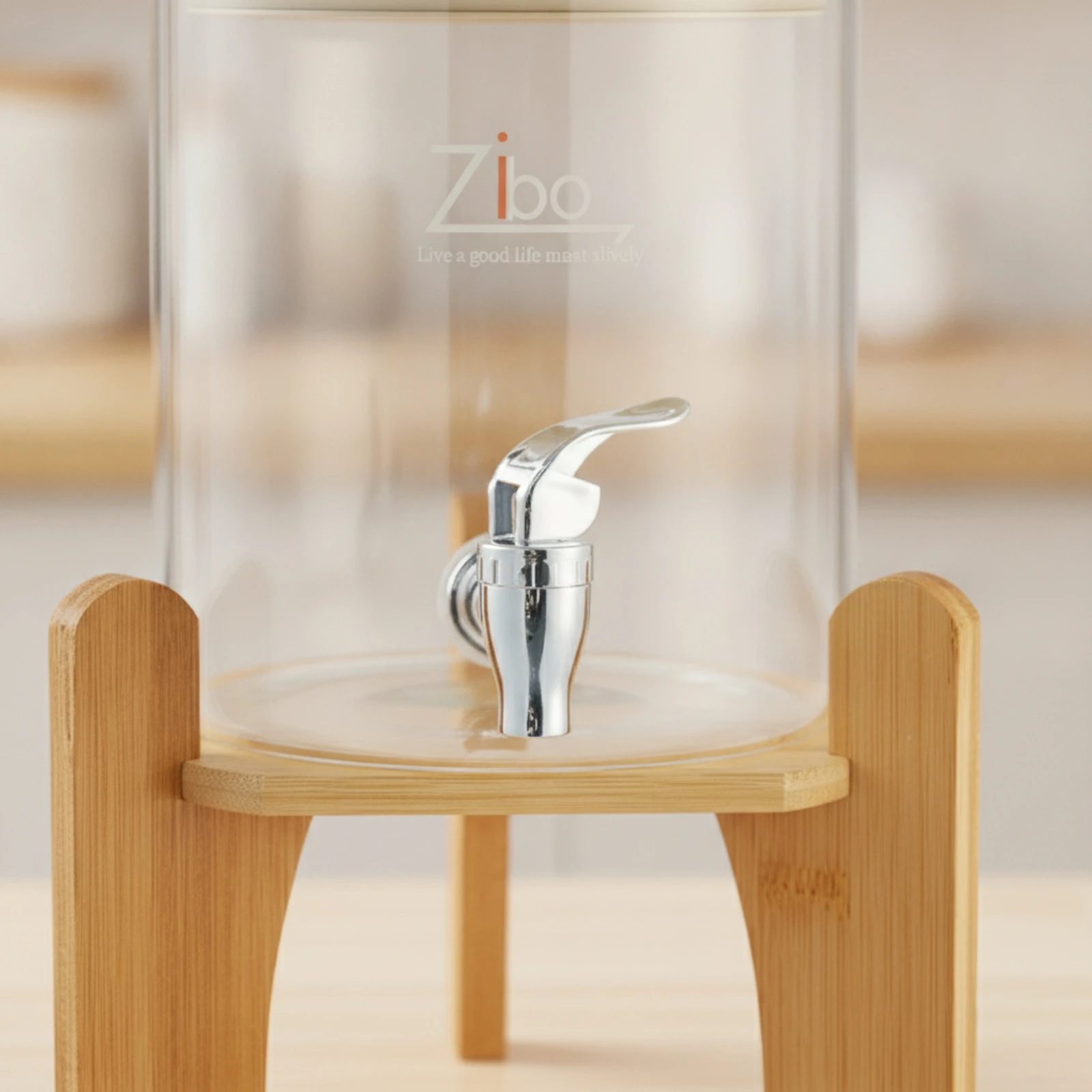 Glass Drink Dispenser with Sta - Cold Drink Dispenser ulasan dan harga