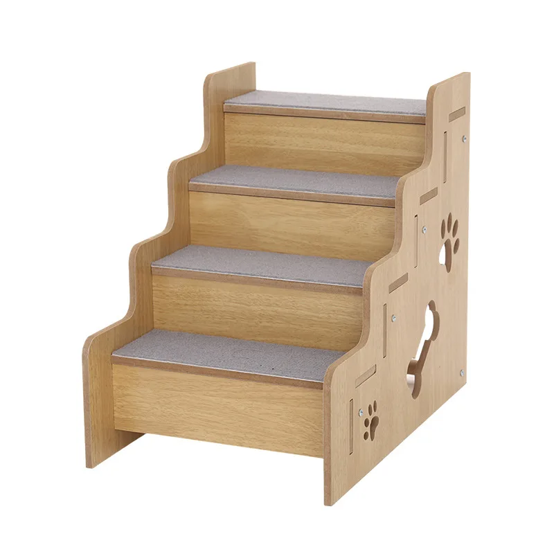 

winterPet Stairs Dog Ramp NonSlip Ladder for Small Elderly Dogs Bed Sofa Steps for Four Seasons Use Couch Climber for Pets Easy