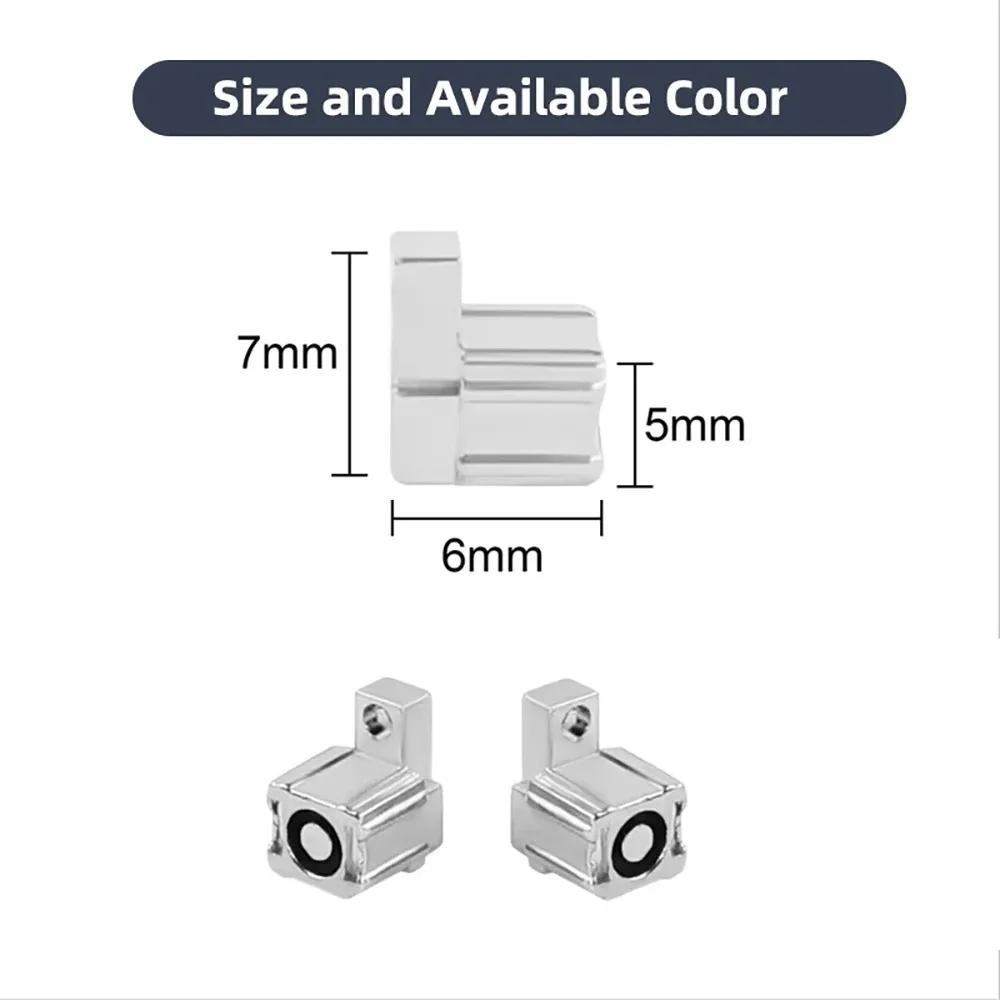 1/5/10 أزواج استبدال المزالج قفل معدني مشبك لنينتندو سويتش/سويتش OLED JoyCon إصلاح أجزاء التبعي #6