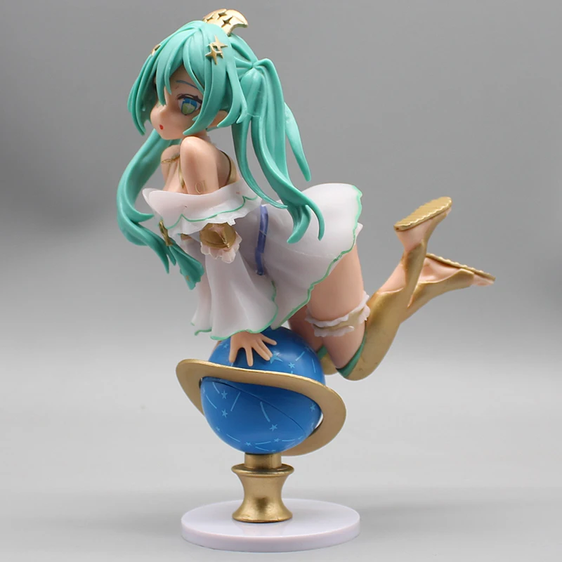 17 cm Anime Hatsune Miku Figuren GK Globe Hatsune Miku Actiefiguren PVC Collectie Model Speelgoed Verjaardag Desktop Decoratie Geschenken