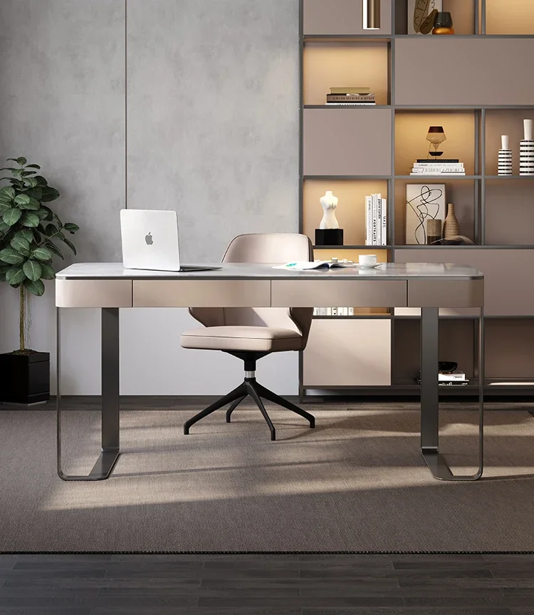 Modern slate small apartment high-end desk