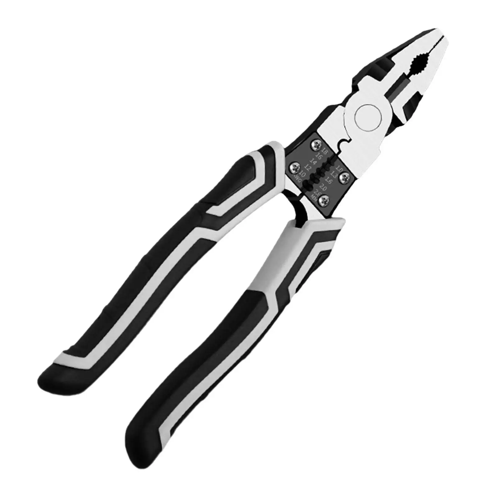 

Multifunctional Wire Stripper Easy to Use Wire Stripping Tool Professional Crimper Cutter for Crimping Winding Wire Cutting