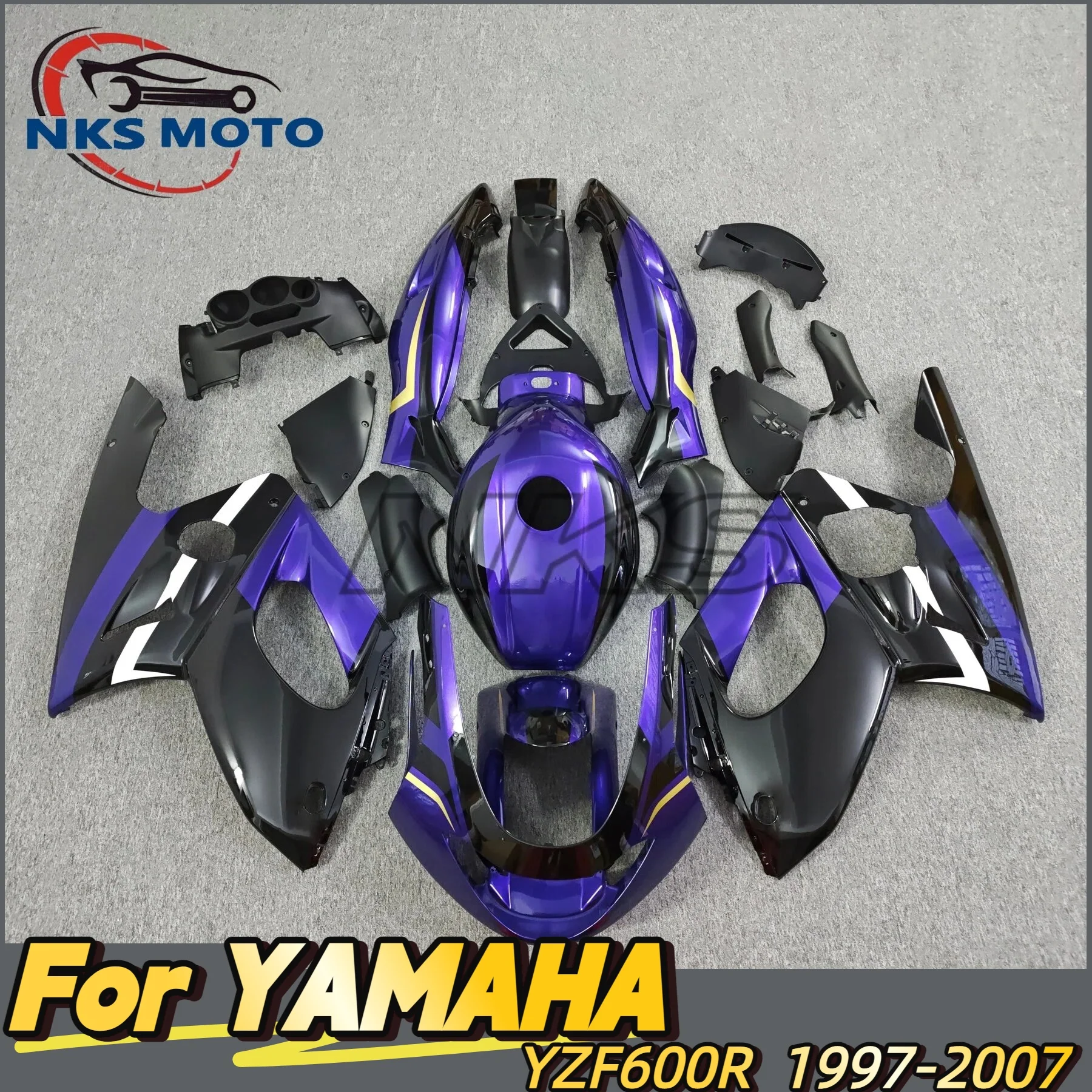 

ABS Plastic Bodywork For Yamaha YZF-600R 1997-2007 Custom Motorbike Aftermarket Fairing kit THUNDERCAT 4TV YZF600R 97-07