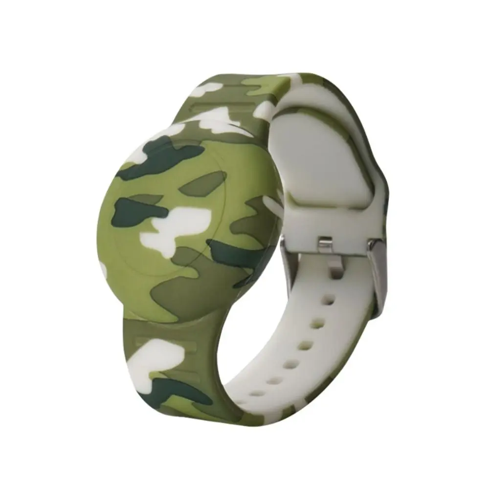 New Waterproof Watch Strap Replacement Adjustable Kids Wristband Soft Fully Protected Kids Bracelet for Apple Airtag